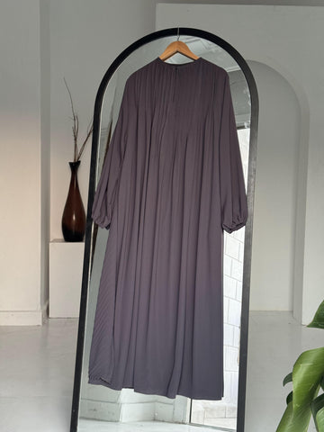 AlQamar abaya (Grey)
