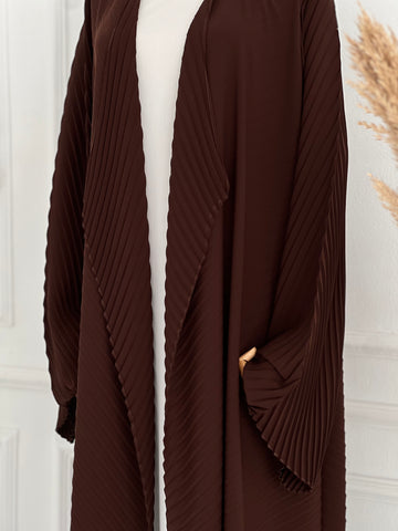Pleated cardigan(without pockets)