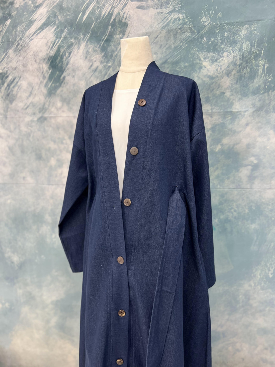 DenimLuxe Trench