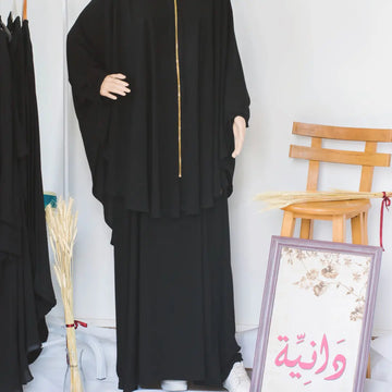 Oversized Cape With Zippers And Pockets