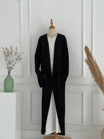 Pleated Cardigan