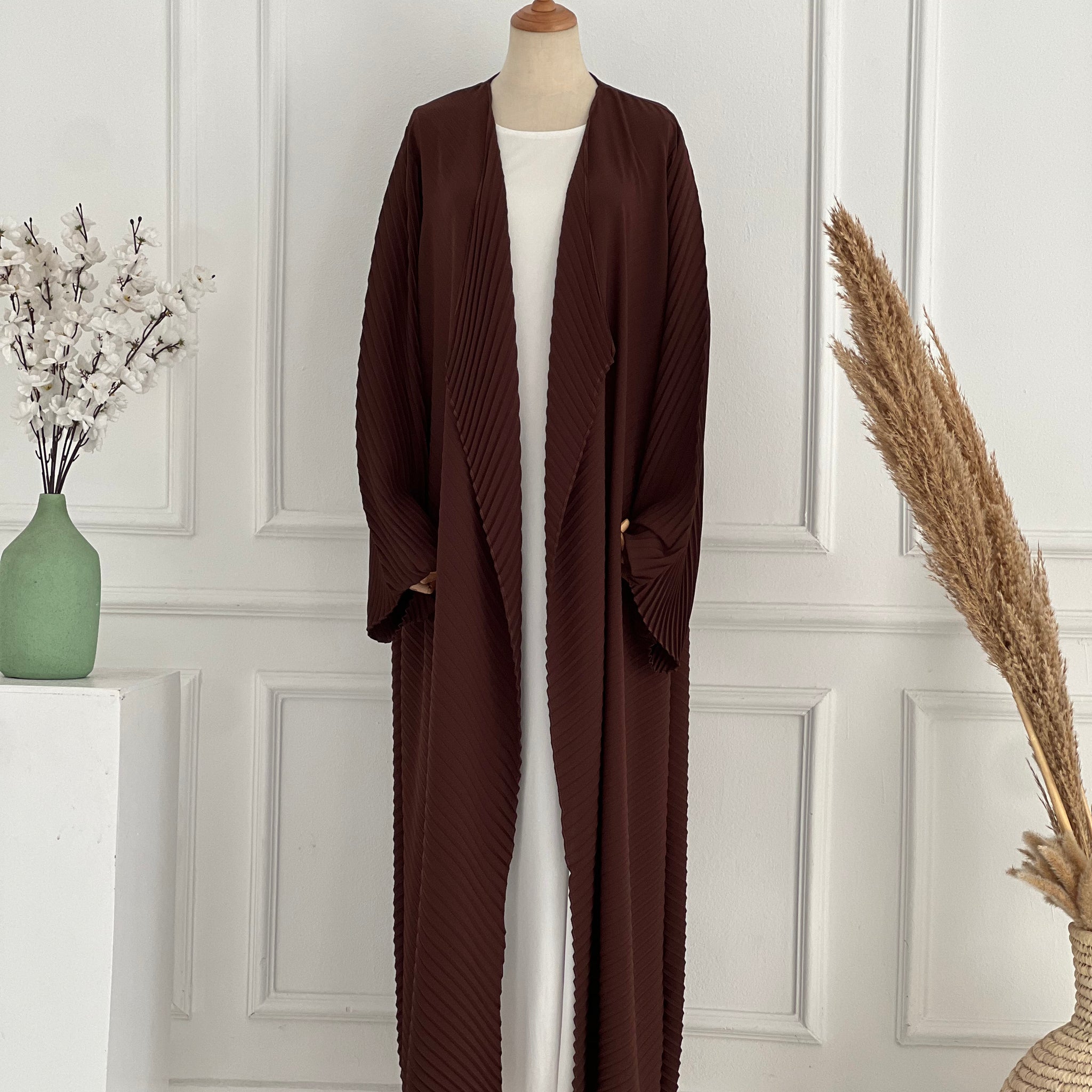 Pleated Cardigan