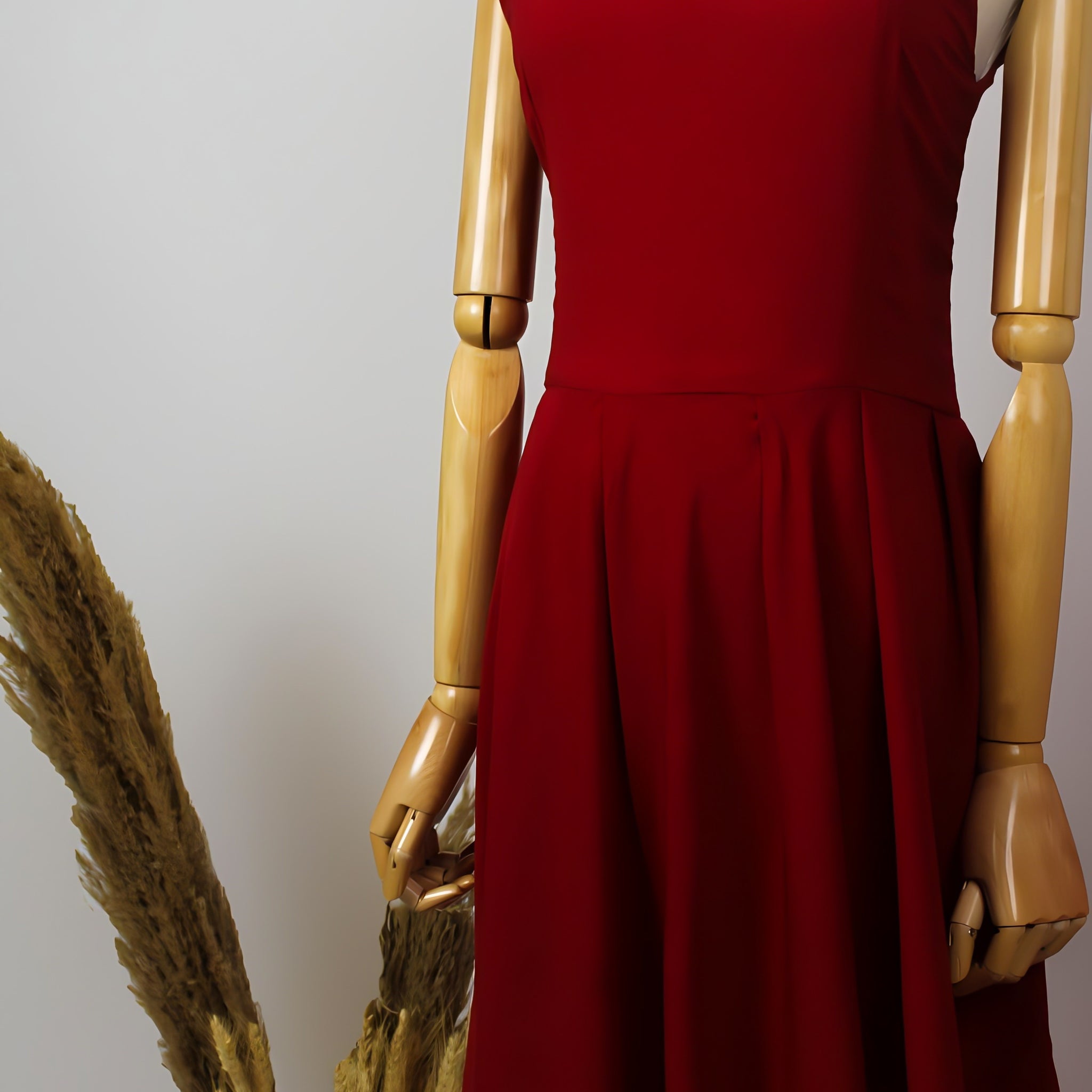 Basic Plain Dress With Pockets