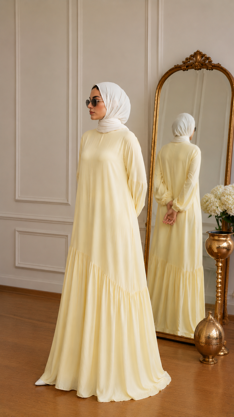 Sukoon (Linen shiny yellow)